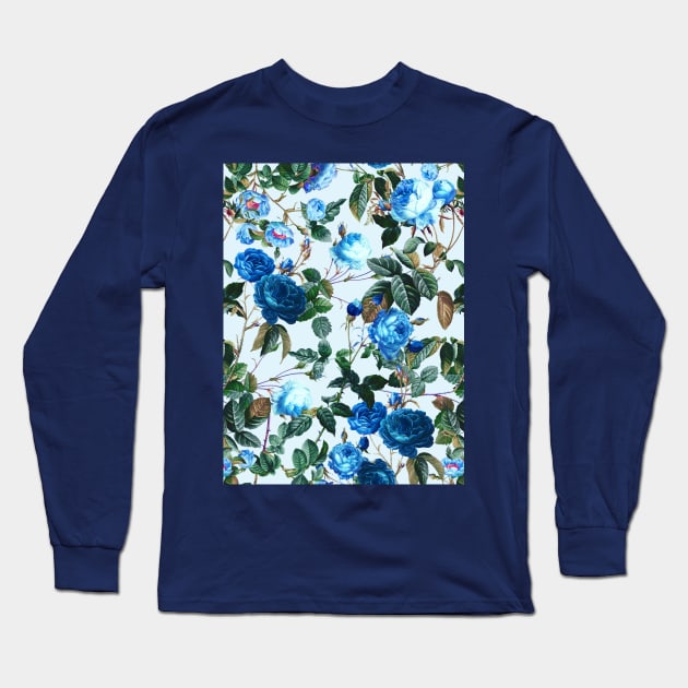 Rose Garden X Long Sleeve T-Shirt by burcukorkmazyurek